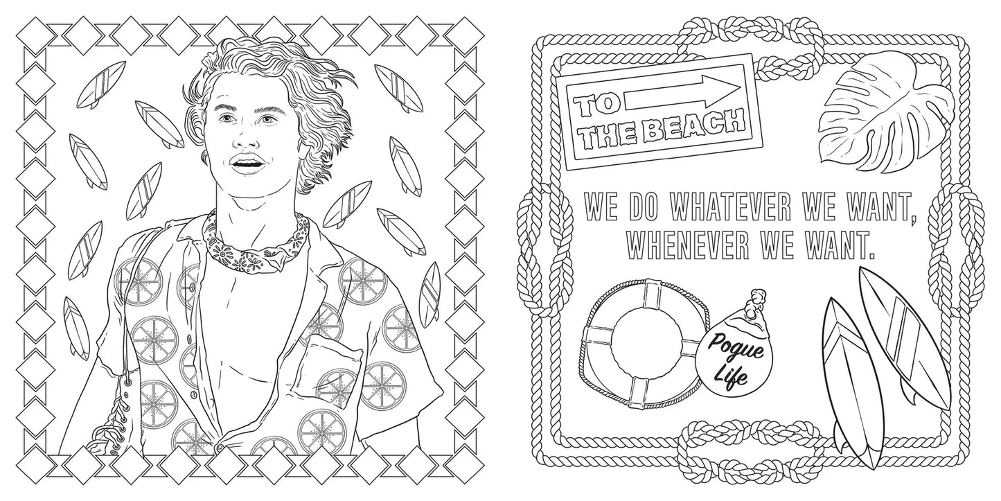 PRE-ORDEN- Outer Banks: The Official Coloring Book TARDA DE 2 A 5 SEMANAS EN LLEGAR