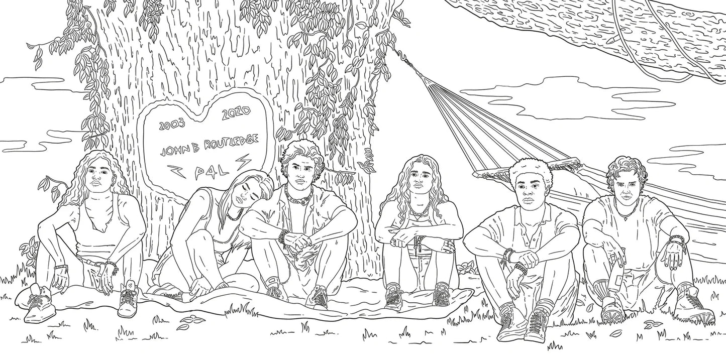 PRE-ORDEN- Outer Banks: The Official Coloring Book TARDA DE 2 A 5 SEMANAS EN LLEGAR
