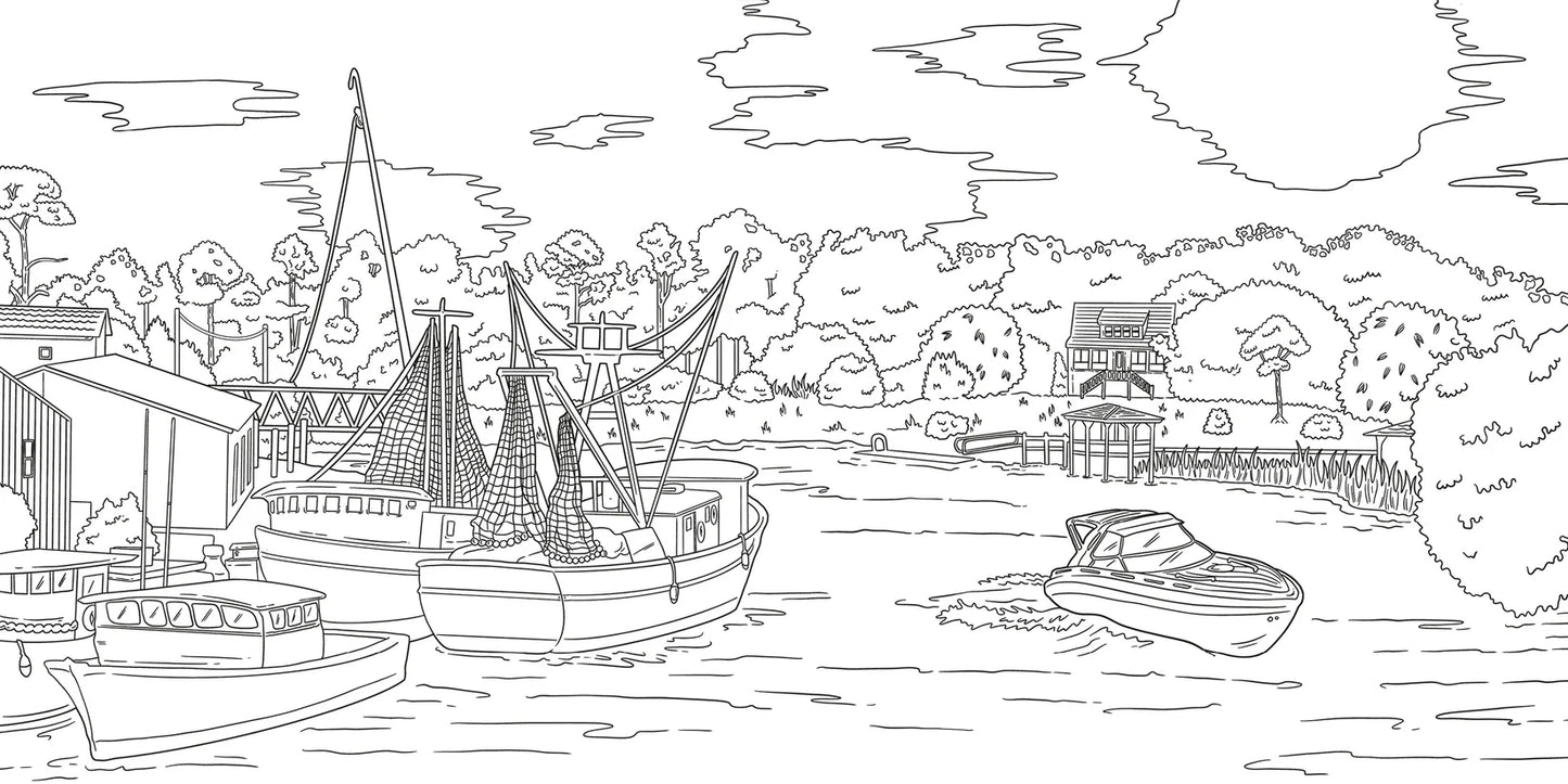 PRE-ORDEN- Outer Banks: The Official Coloring Book TARDA DE 2 A 5 SEMANAS EN LLEGAR