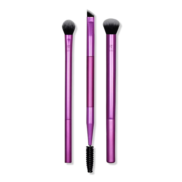 Eye Shade & Blend Eye Makeup Brush Trio Set | Real Techniques