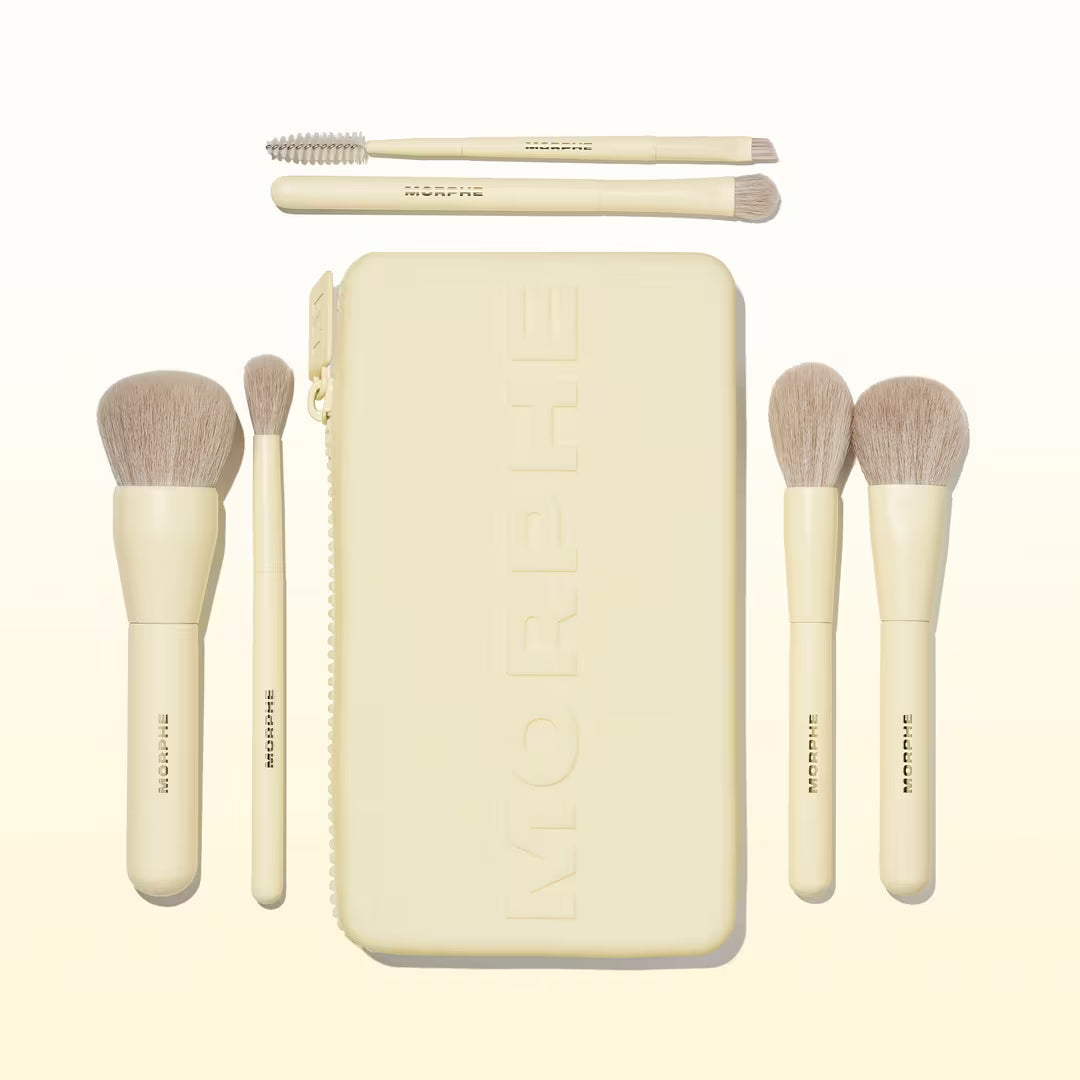 PREORDEN -Buttery Blends 6-Piece Travel Brush Set | MORPHE - 2 A 4 SEMANAS EN LLEGAR