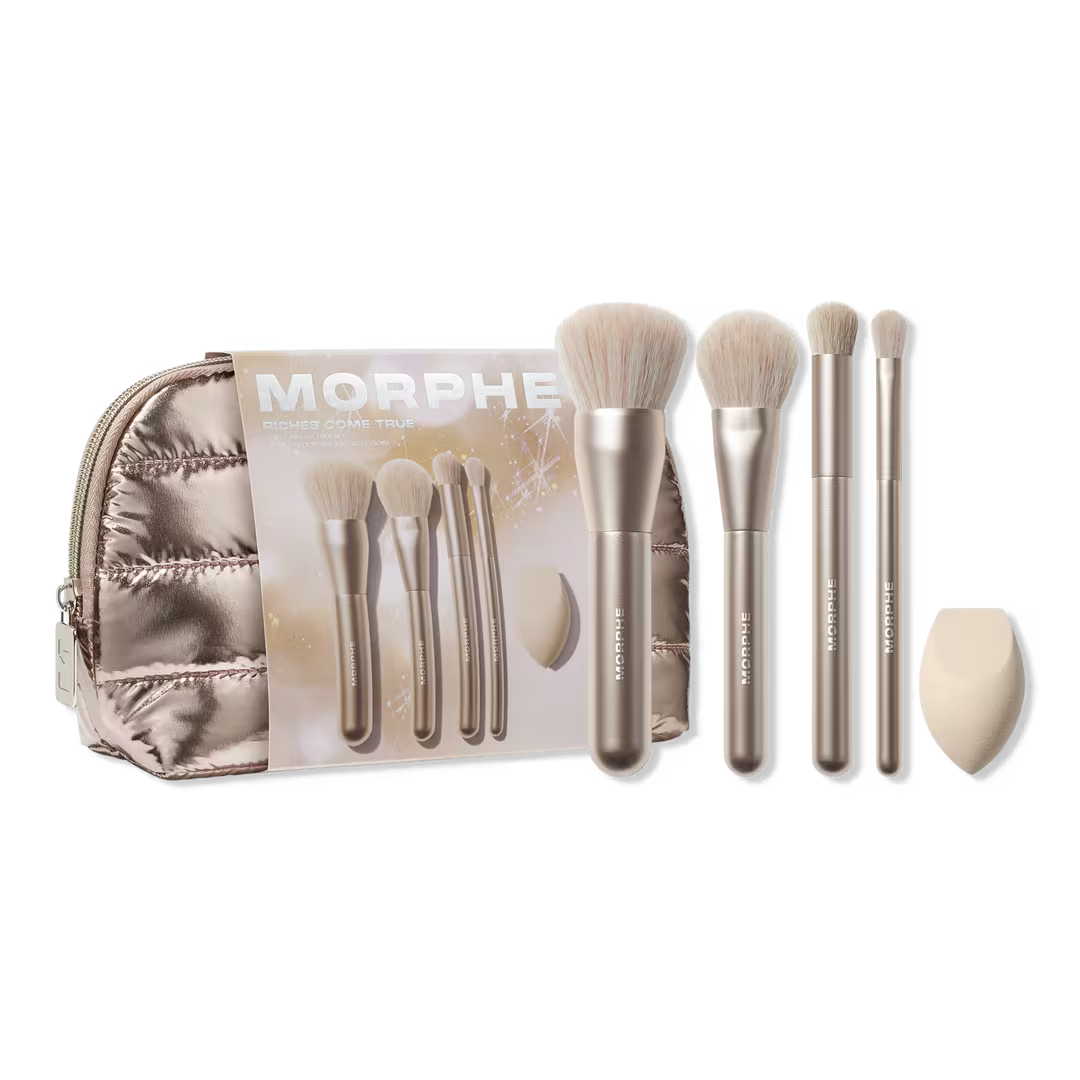 PREORDEN - Riches Come True 5-Piece Brush & Tool Set | MORPHE - 2 A 4 SEMANAS EN LLEGAR