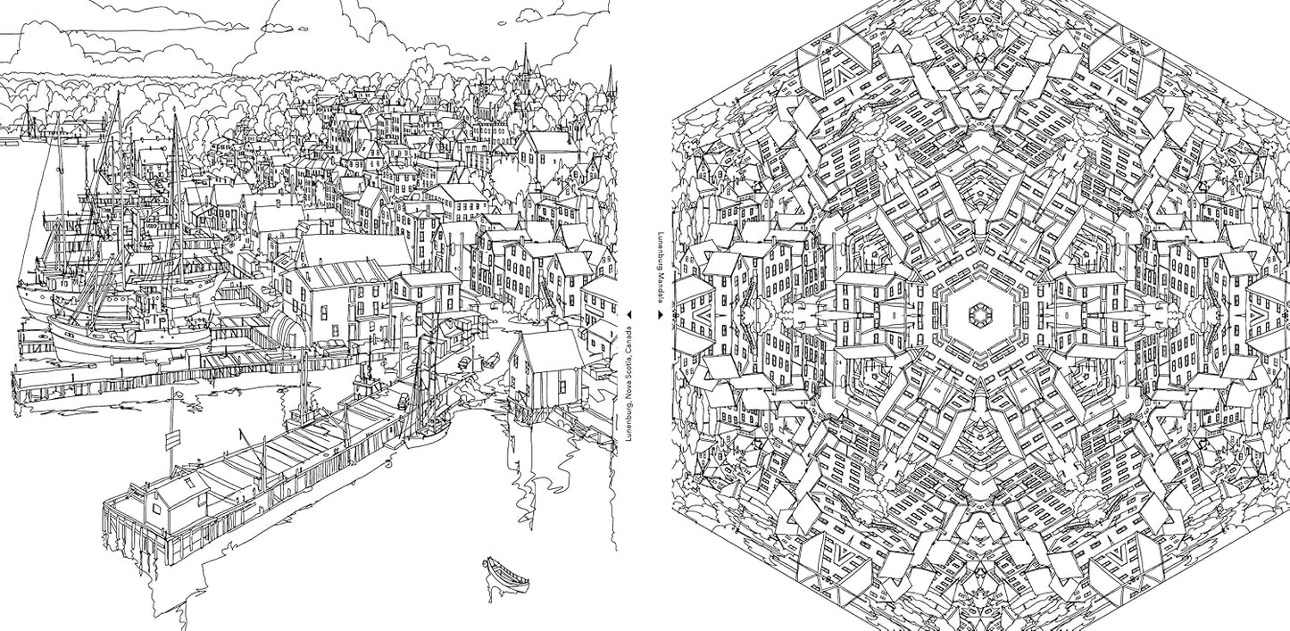 Fantastic Cities: A Coloring Book of Amazing Places Real and Imagined , Steve McDonald (Illustrator)