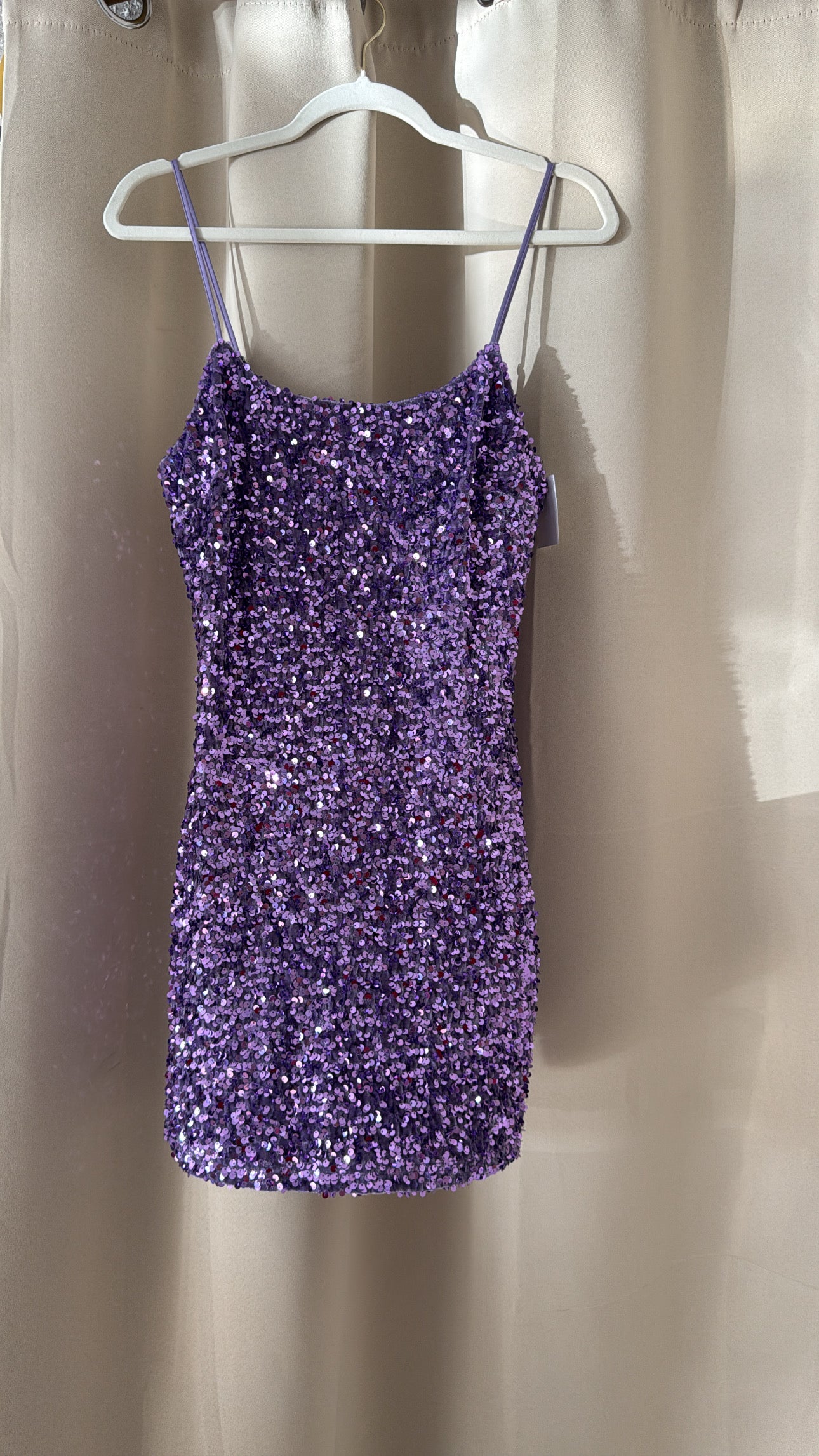 B.P.Night Out Sequin Camisole Dress In Light Purple Sequins - NO CAMBIOS NI DEVOLUCIONES