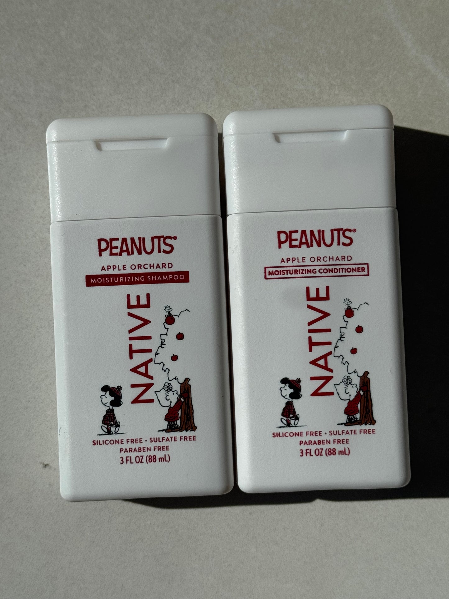 Set Mini Shampoo y Acondicionador aroma Manzana 🍎 | Native x Pnuts