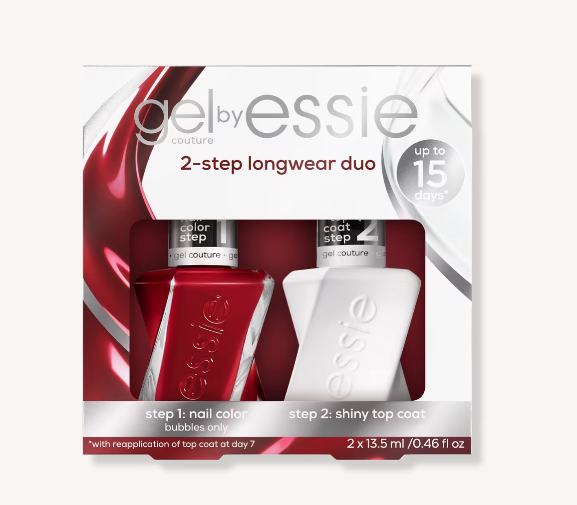 PREORDEN - Gel 2 Step Longwear Duo Kit | ESSIE - 2 A 4 SEMANAS EN LLEGAR