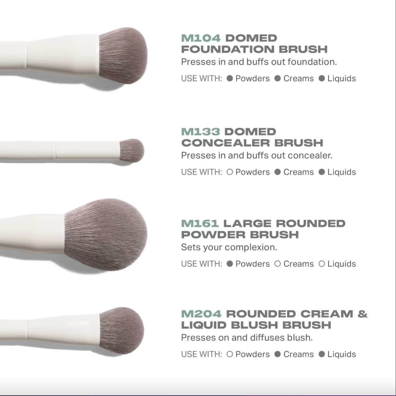 PREORDEN -Best of Blends 8-Piece Face & Eye Brush Set | MORPHE - 2 A 4 SEMANAS EN LLEGAR