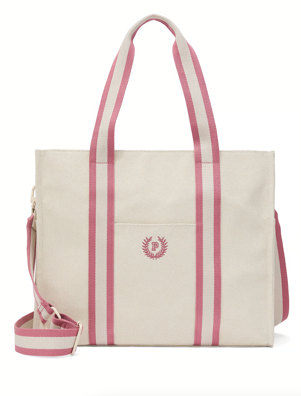 PREORDEN -Crossbody Canvas Tote Bag | PINK - 2 A 4 SEMANAS EN LLEGAR