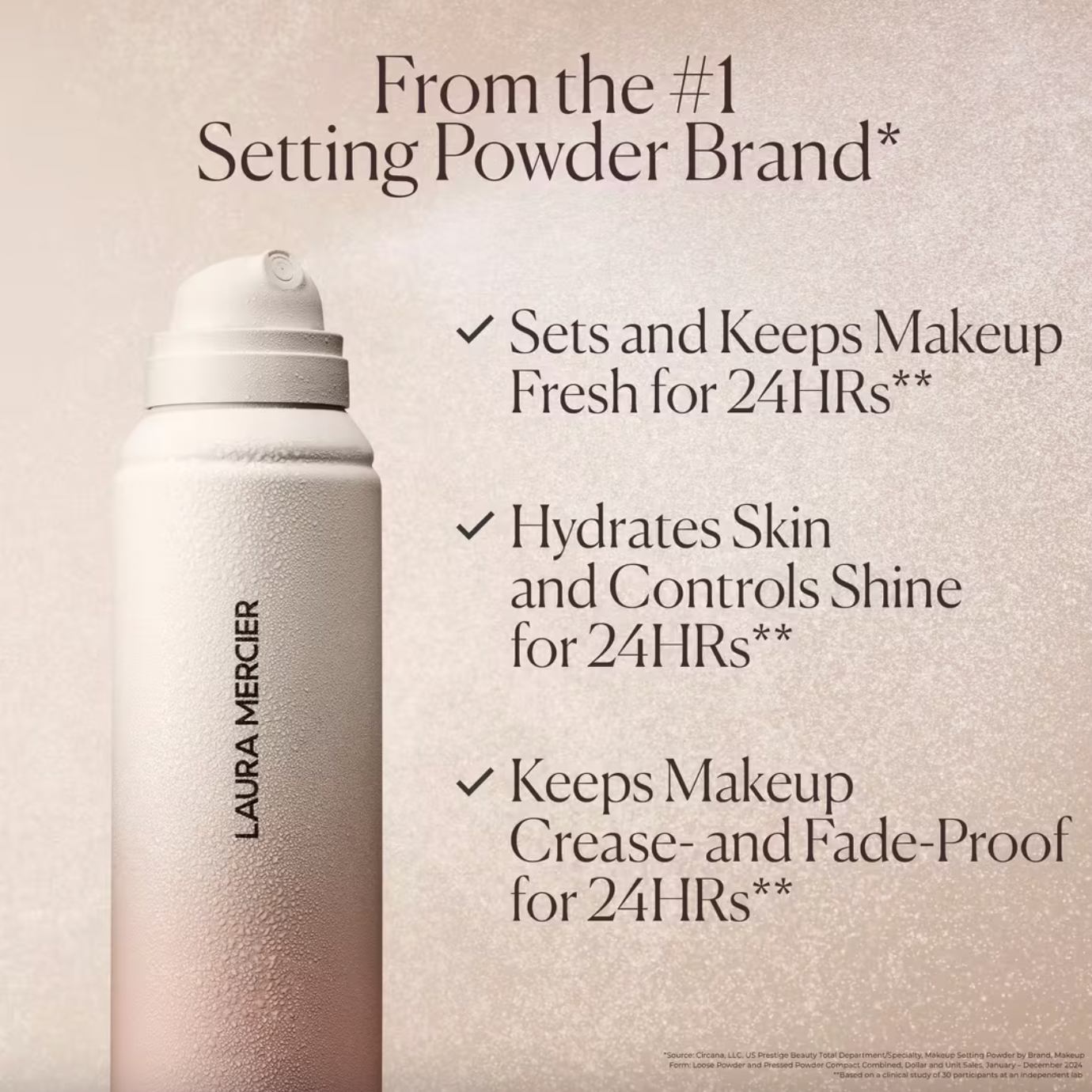 Ultra-Blur 24HR Hydrating Setting Spray with Hyaluronic Acid & Niacinamide | LAURA MERCIER
