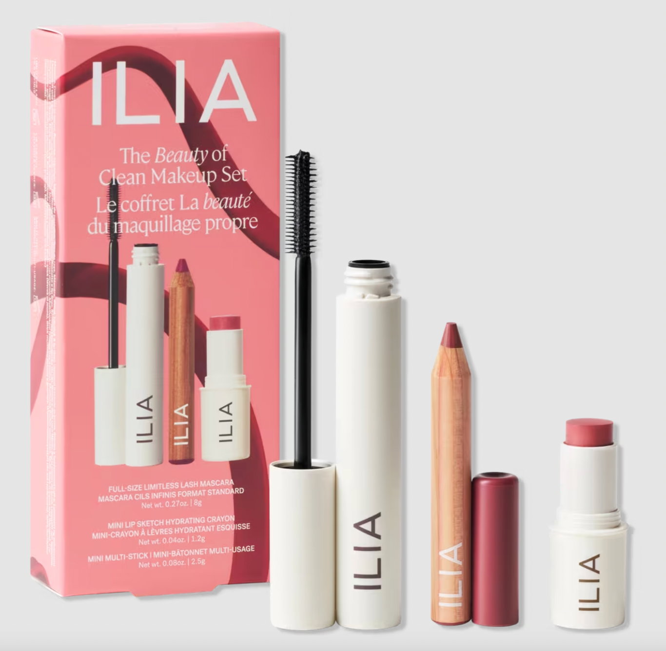PREORDEN -The Beauty of Clean Makeup Set - Clean Eye + Cheek + Lip Makeup Set | ILIA - 2 A 4 SEMANAS EN LLEGAR