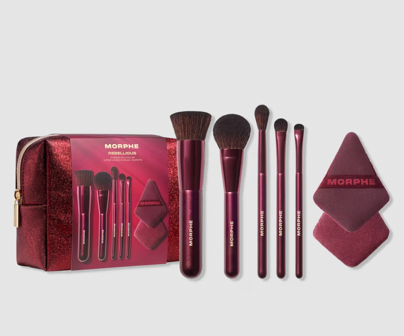 PREORDEN -Rebellious 6-Piece Brush & Tool Set | MORPHE - 2 A 4 SEMANAS EN LLEGAR