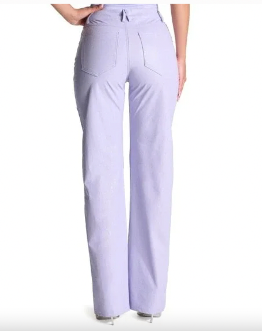 Naked Wardrobe Croc Faux Leather Pants - NO CAMBIOS NI DEVOLUCIONES