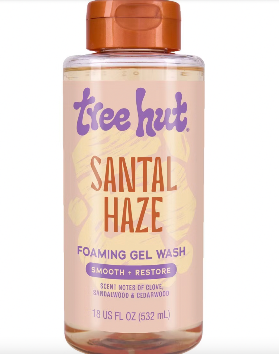 PREORDEN -Tree Hut Foaming Gel Body Wash - Santal Haze - 18 fl oz - 2 A 4 SEMANAS EN LLEGAR