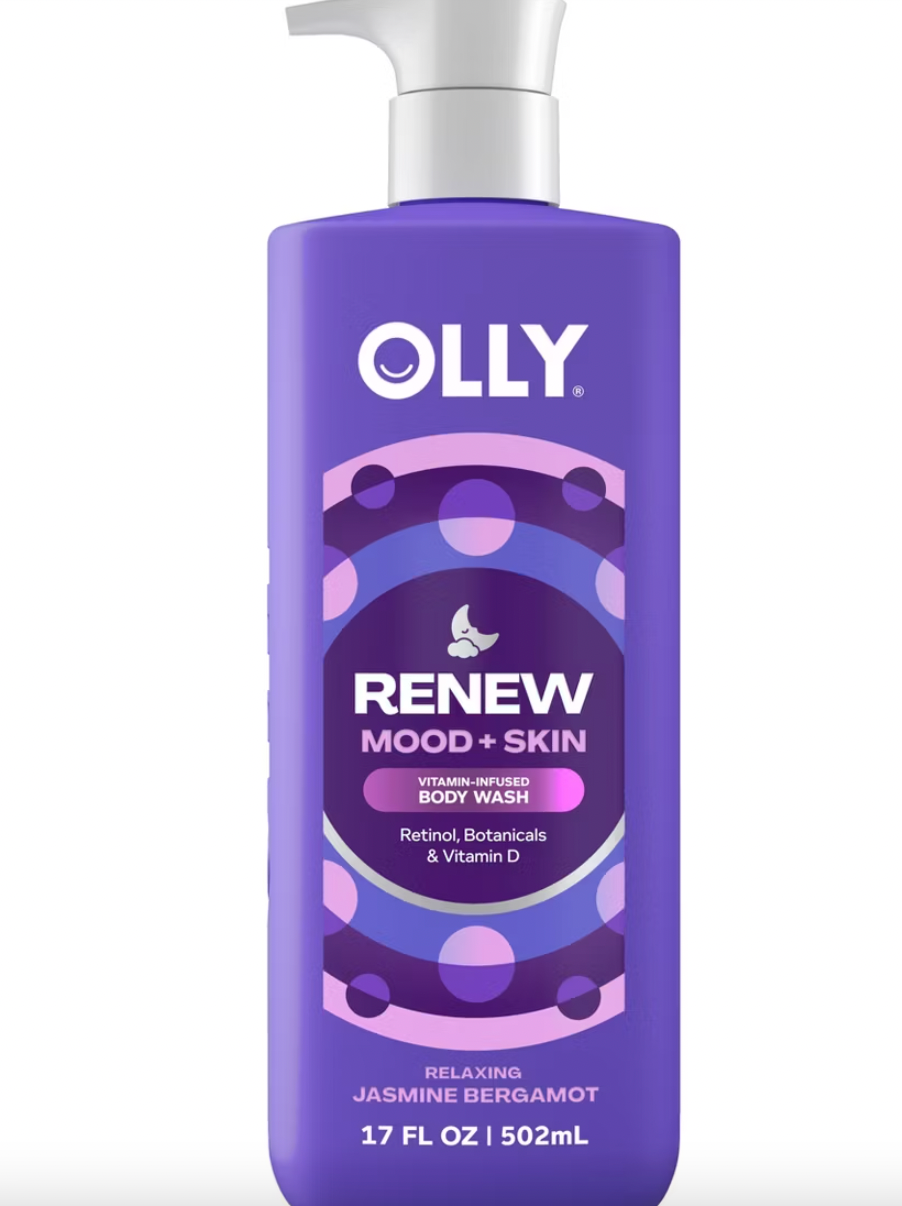 PREORDEN -OLLY Renew Mood and Skin Vitamin-Infused Body Wash - Jasmine Bergamot - 17 fl oz - 2 A 4 SEMANAS EN LLEGAR