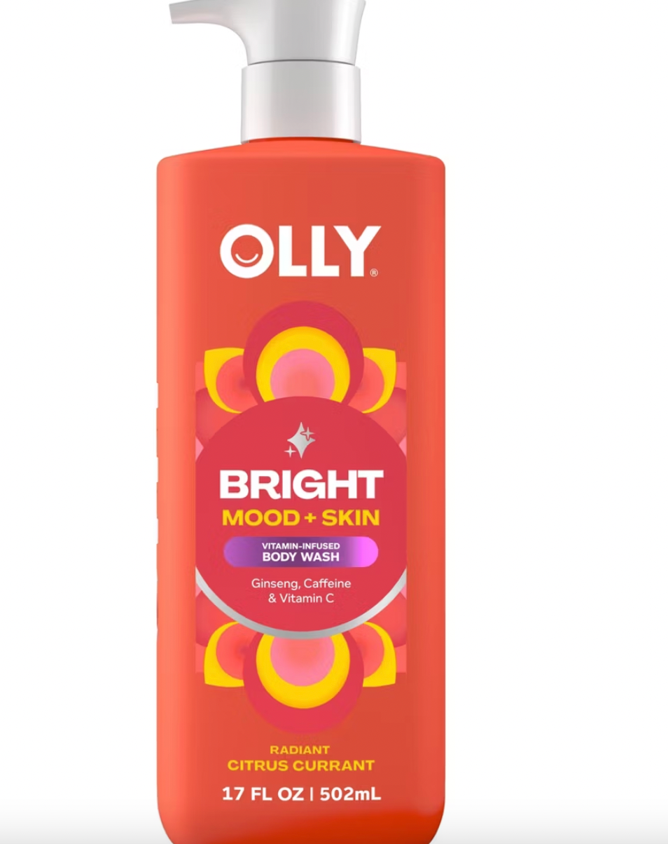 PREORDEN -OLLY Bright Mood and Skin Vitamin-Infused Body Wash - Citrus Currant - 17 fl oz - 2 A 4 SEMANAS EN LLEGAR