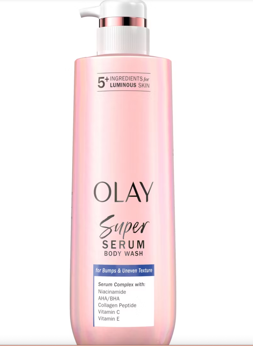 PREORDEN -Olay Super Serum Complex for Luminous Skin Body Wash for Bumps & Uneven Textured Skin - 20 fl oz- 2 A 4 SEMANAS EN LLEGAR