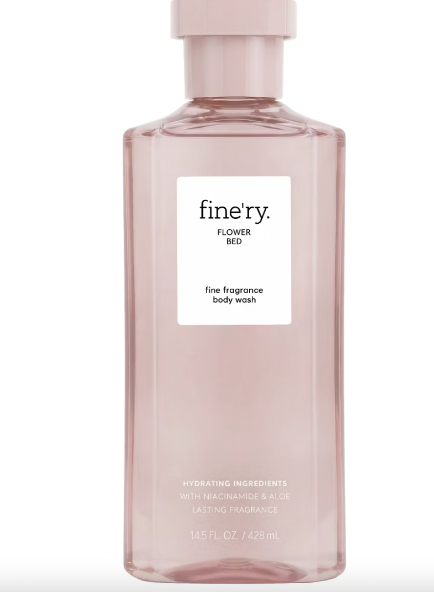 PREORDEN -fine'ry. Women's Body Wash - Flower Bed - 14.5 fl oz - 2 A 4 SEMANAS EN LLEGAR