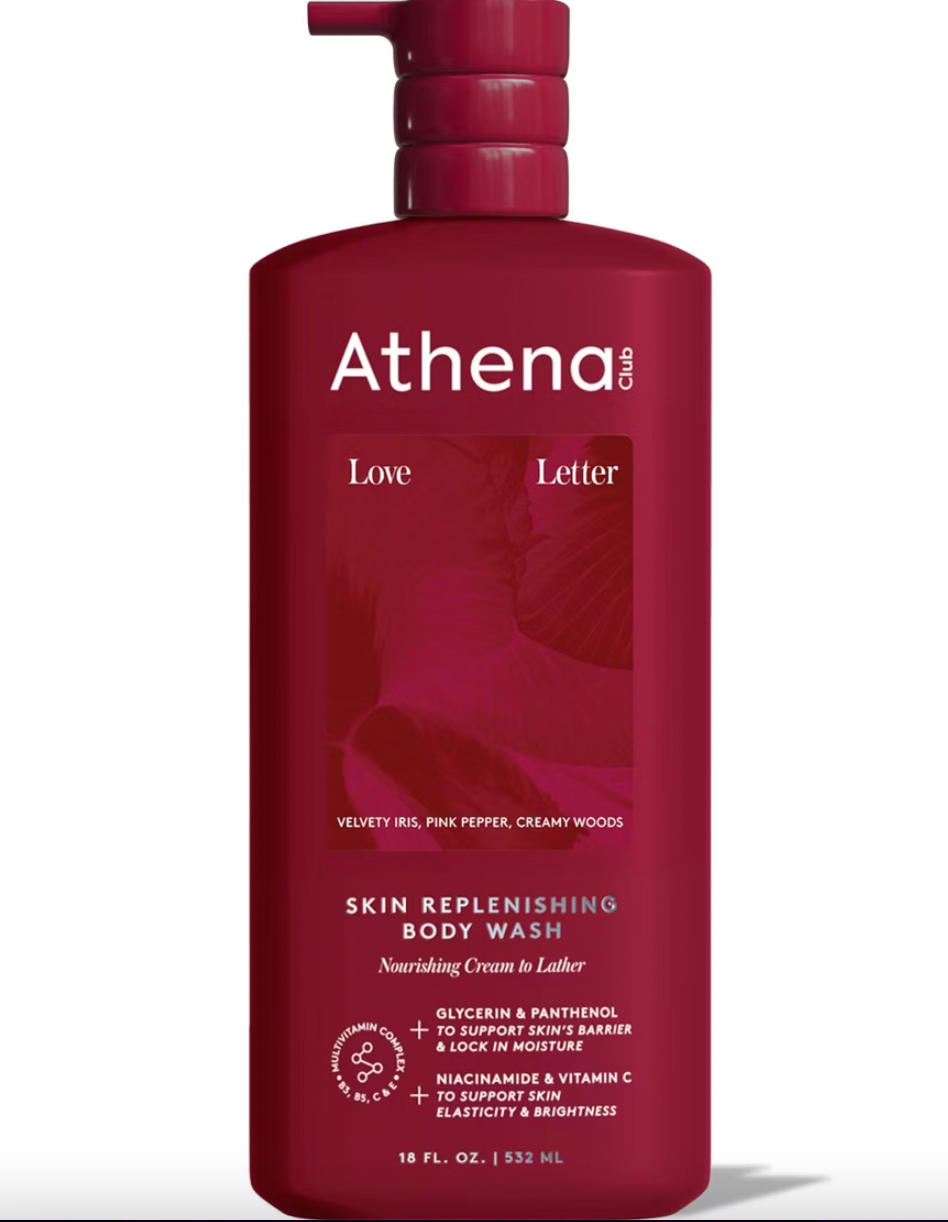PREORDEN -Athena Club Skin Replenishing Body Wash - Love Letter - 18 fl oz- 2 A 4 SEMANAS EN LLEGAR