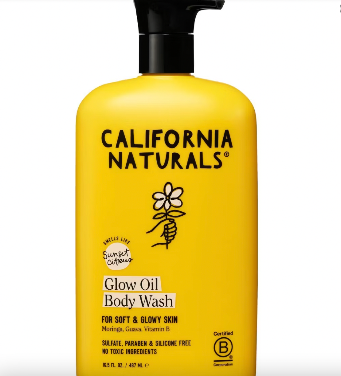 PREORDEN -California Naturals Glow Oil Body Wash - 16.5 fl oz - 2 A 4 SEMANAS EN LLEGAR
