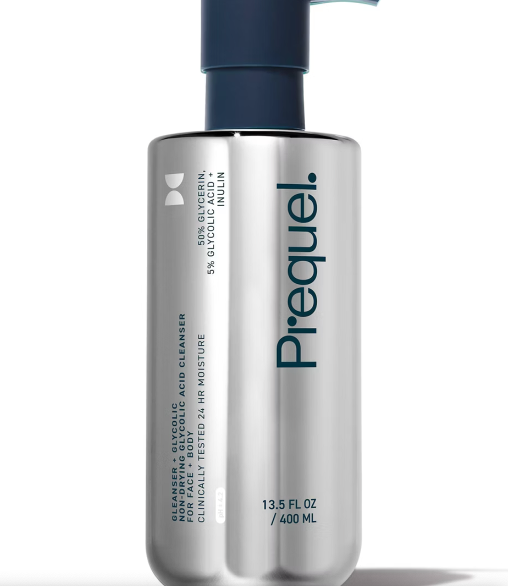 PREORDEN -Prequel Gleanser + Glycolic Acid Non-Drying Cleanser - 13.5 fl oz - 2 A 4 SEMANAS EN LLEGAR