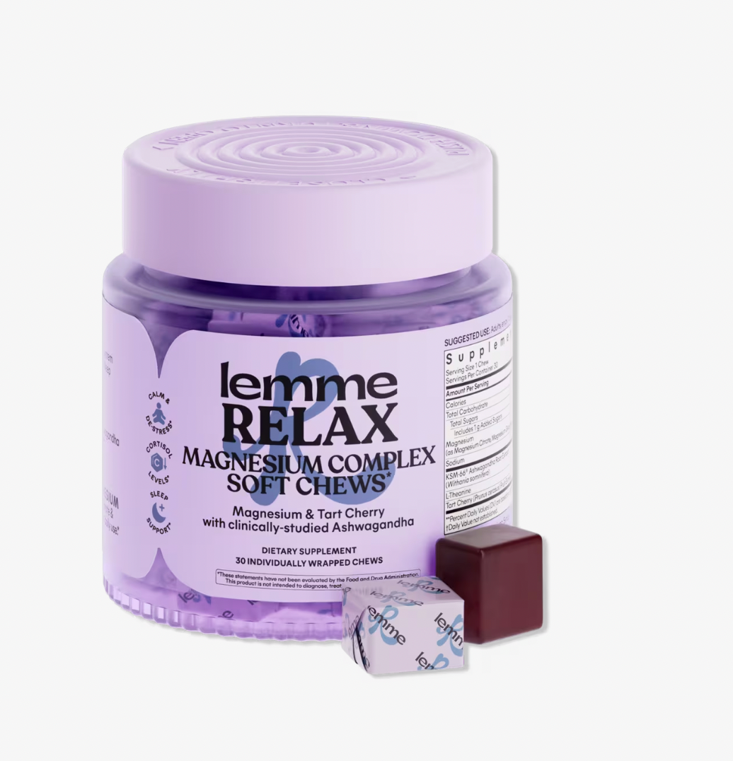 PREORDEN - Relax: Magnesium Complex Soft Chews - 2 A 4 SEMANAS EN LLEGAR