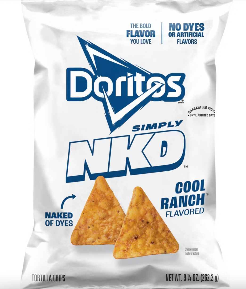 PREORDEN - Doritos Simply NKD No Artificial Flavors Cool Ranch Chips - 9.25oz - 2 A 4 SEMANAS EN LLEGAR