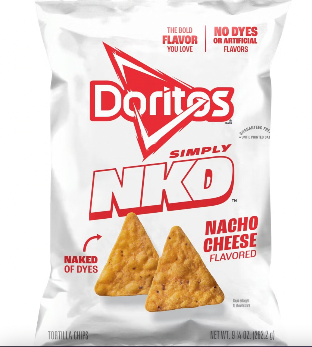 PREORDEN - Doritos Simply NKD No Artificial Flavors Nacho Cheese Chips - 9.25oz - 2 A 4 SEMANAS EN LLEGAR