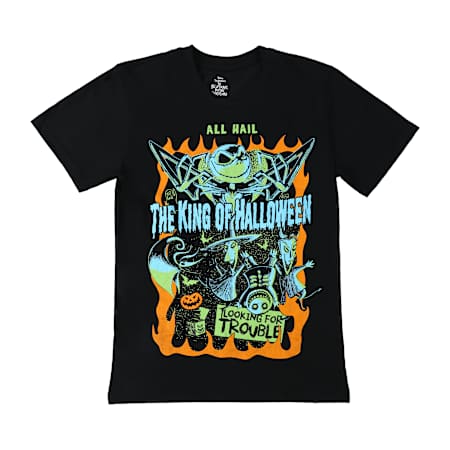 PRE-ORDEN- Disney Tim Burton's The Nightmare Before Christmas King Of Halloween Graphic Tee TARDA DE 2-4 SEMANAS EN LLEGAR