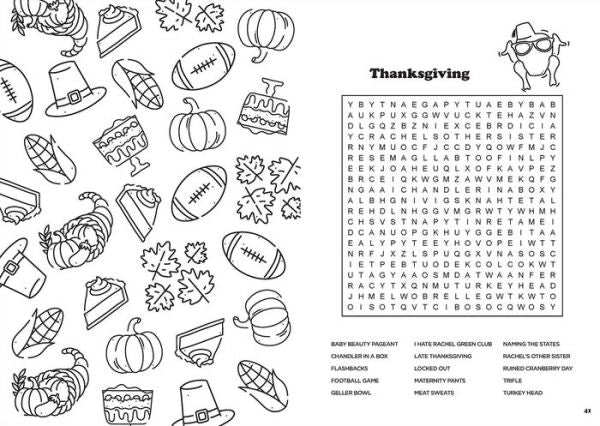 PRE-ORDEN- Friends Word Search, Quips, Quotes, and Coloring Book TARDA DE 2 A 5 SEMANAS EN LLEGAR
