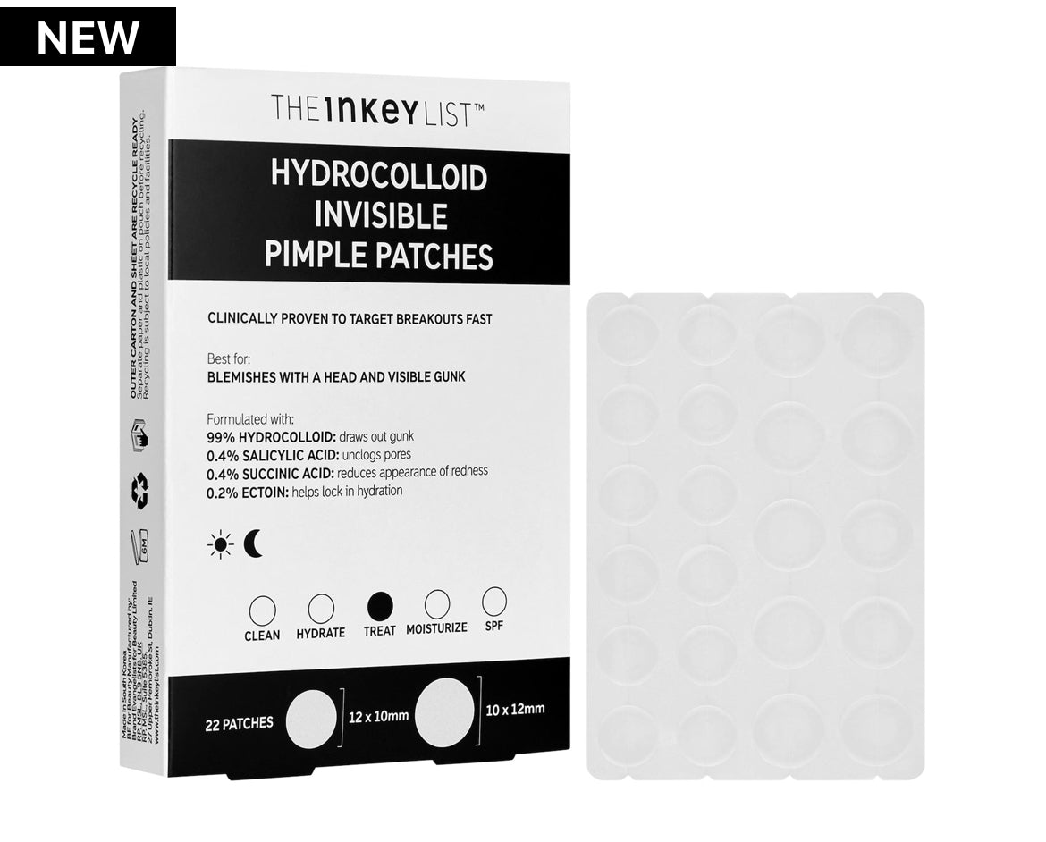 PREORDEN SEPHORA- Hydrocolloid Invisible Pimple Patches | The Inkey List - REVISA TIEMPOS DE ENTREGA