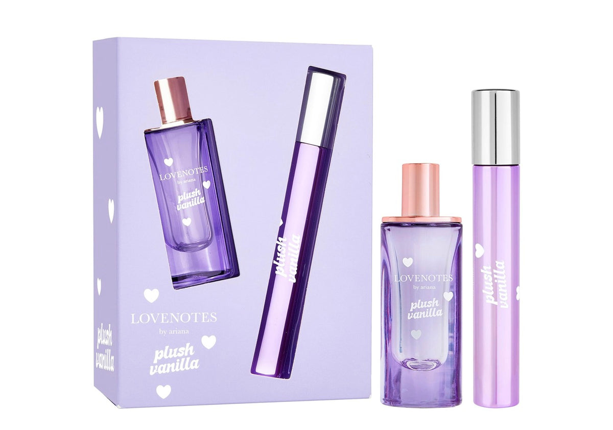 PREORDEN - LOVENOTES Plush Vanilla Mini Perfume Gift Set | Ariana Grande - 2 A 4 SEMANAS EN LLEGAR