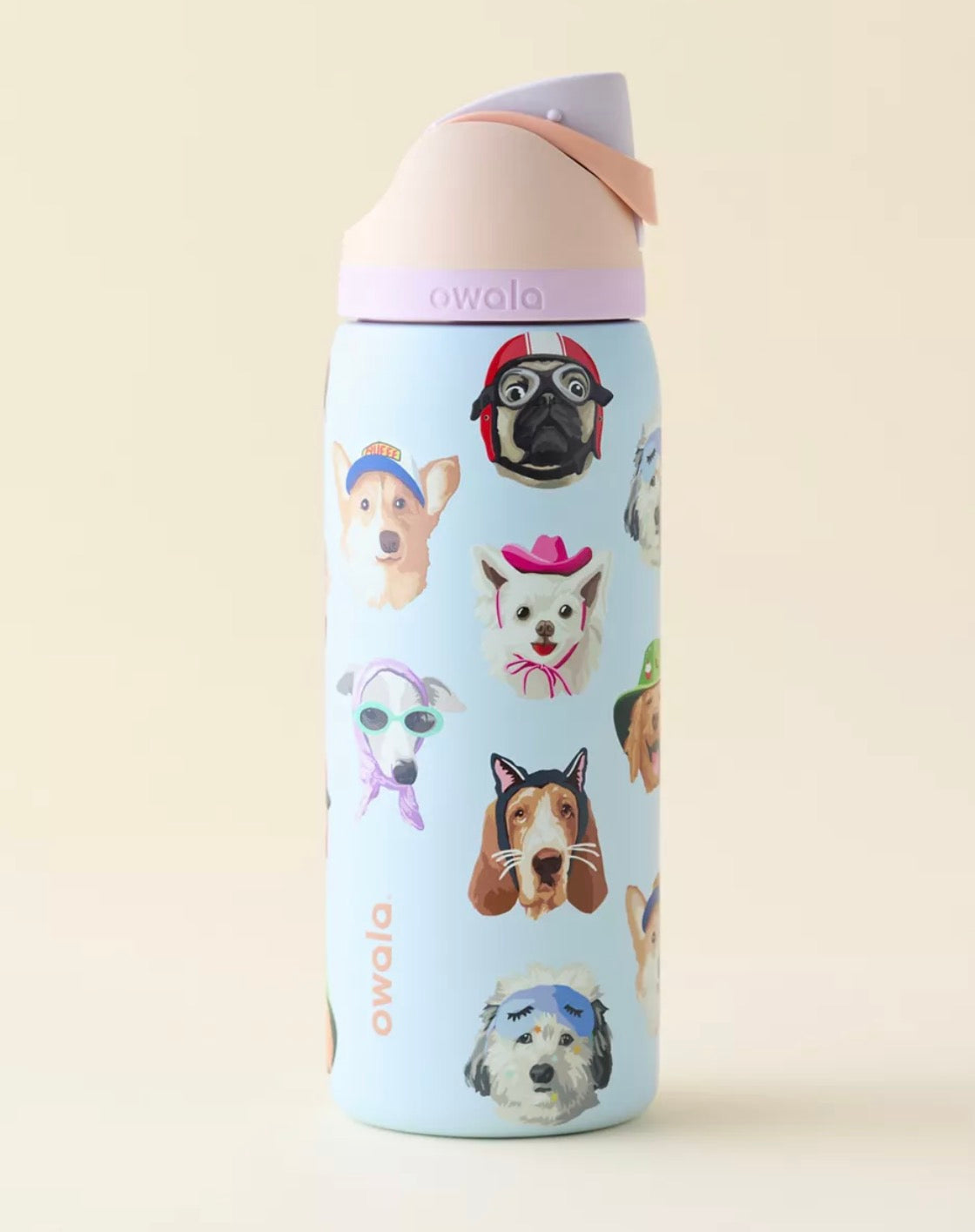 PREORDEN -Owala UO Exclusive Dog Collage FreeSip 32 oz Water Bottle - 2 A 4 SEMANAS EN LLEGAR