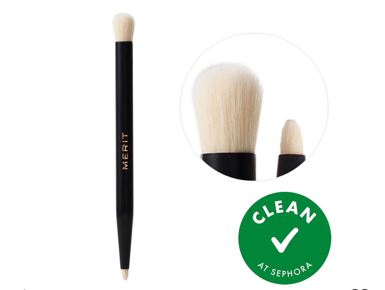 PREORDEN - Brush No. 2 Double Sided Eyeshadow Brush | Merit - 2 A 4 SEMANAS EN LLEGAR