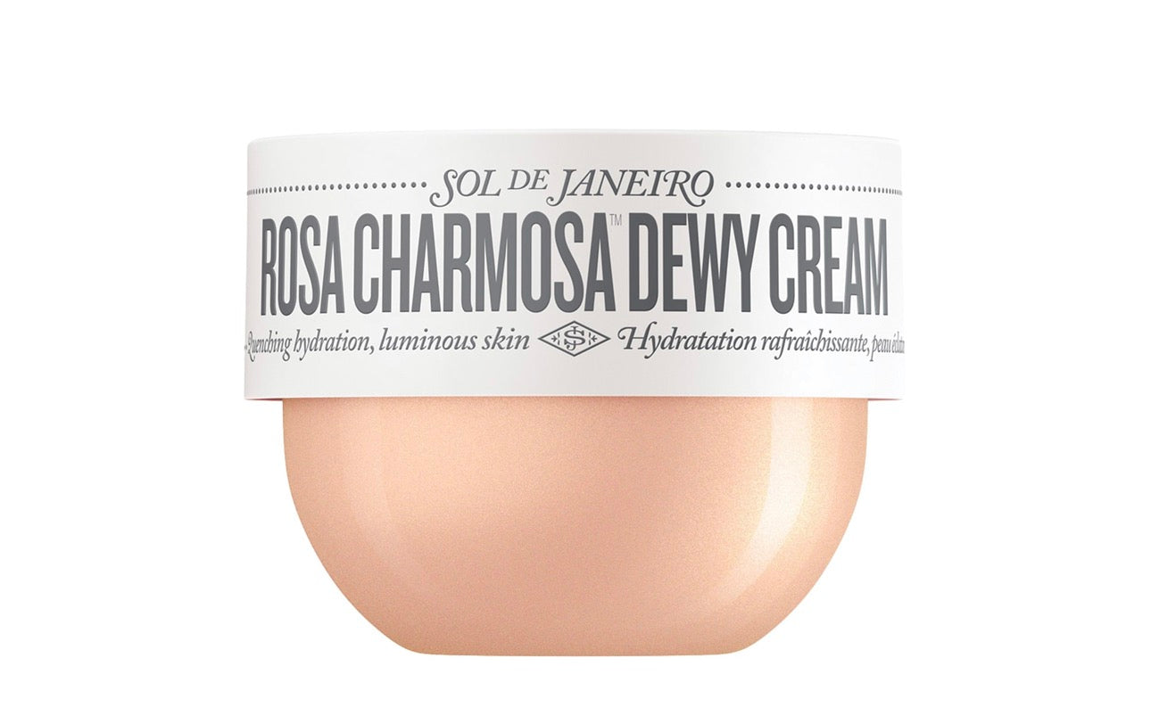 PREORDEN - Mini Rosa Charmosa™ Dewy Body Cream with Rosewater + Crystal Peptides | SOL de Janeiro - 2 A 4 SEMANAS EN LLEGAR
