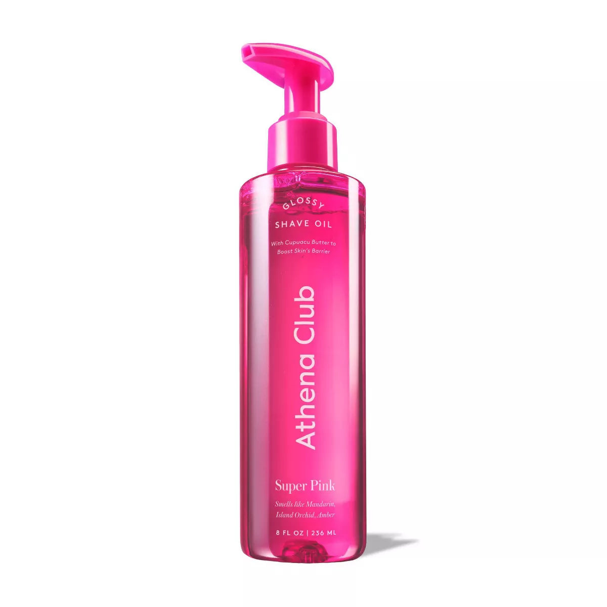 PREORDEN -Athena Club Glossy Shave Oil - Super Pink - 8 fl oz - 2 A 4 SEMANAS EN LLEGAR