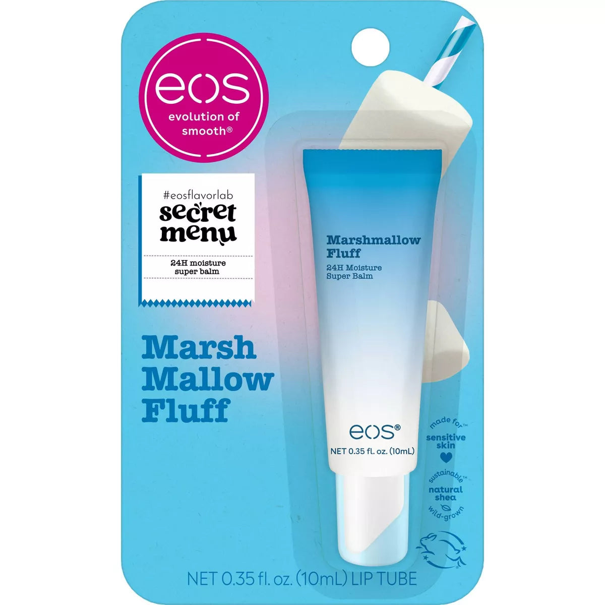PREORDEN -eos Marshmallow Fluff Super Balm Blister - 0.35oz - 2 A 4 SEMANAS EN LLEGAR