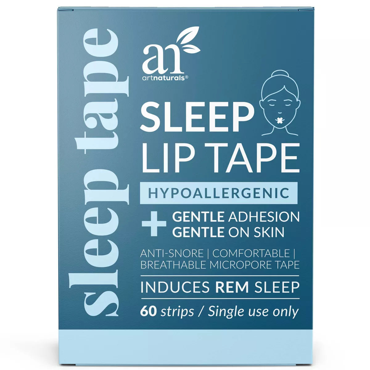 PREORDEN -artnaturals Sleep Lip Tape - 60ct -2 A 4 SEMANAS EN LLEGAR