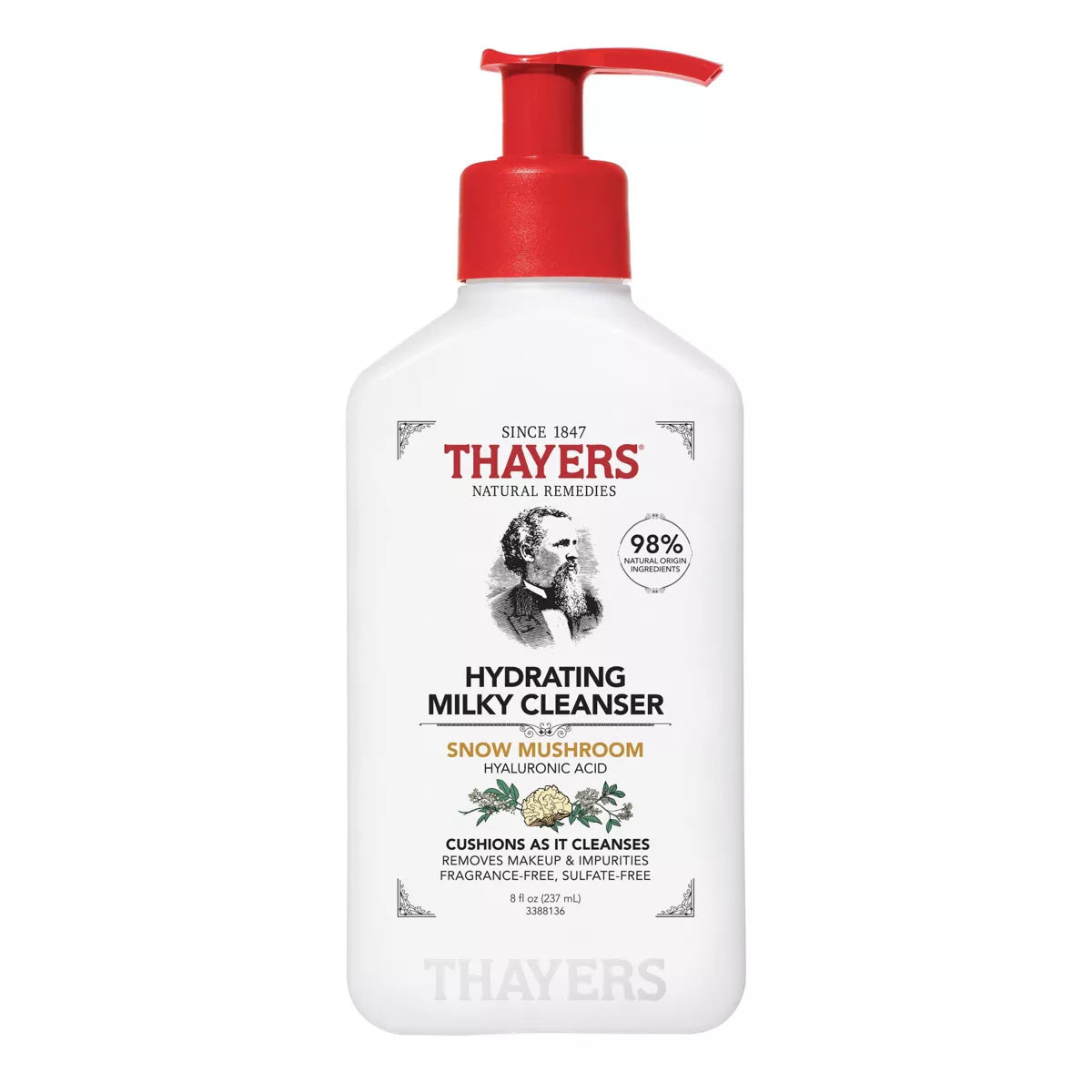 PREORDEN -Thayers Natural Remedies Hydrating Milky Face Wash - 8 fl oz - 2 A 4 SEMANAS EN LLEGAR