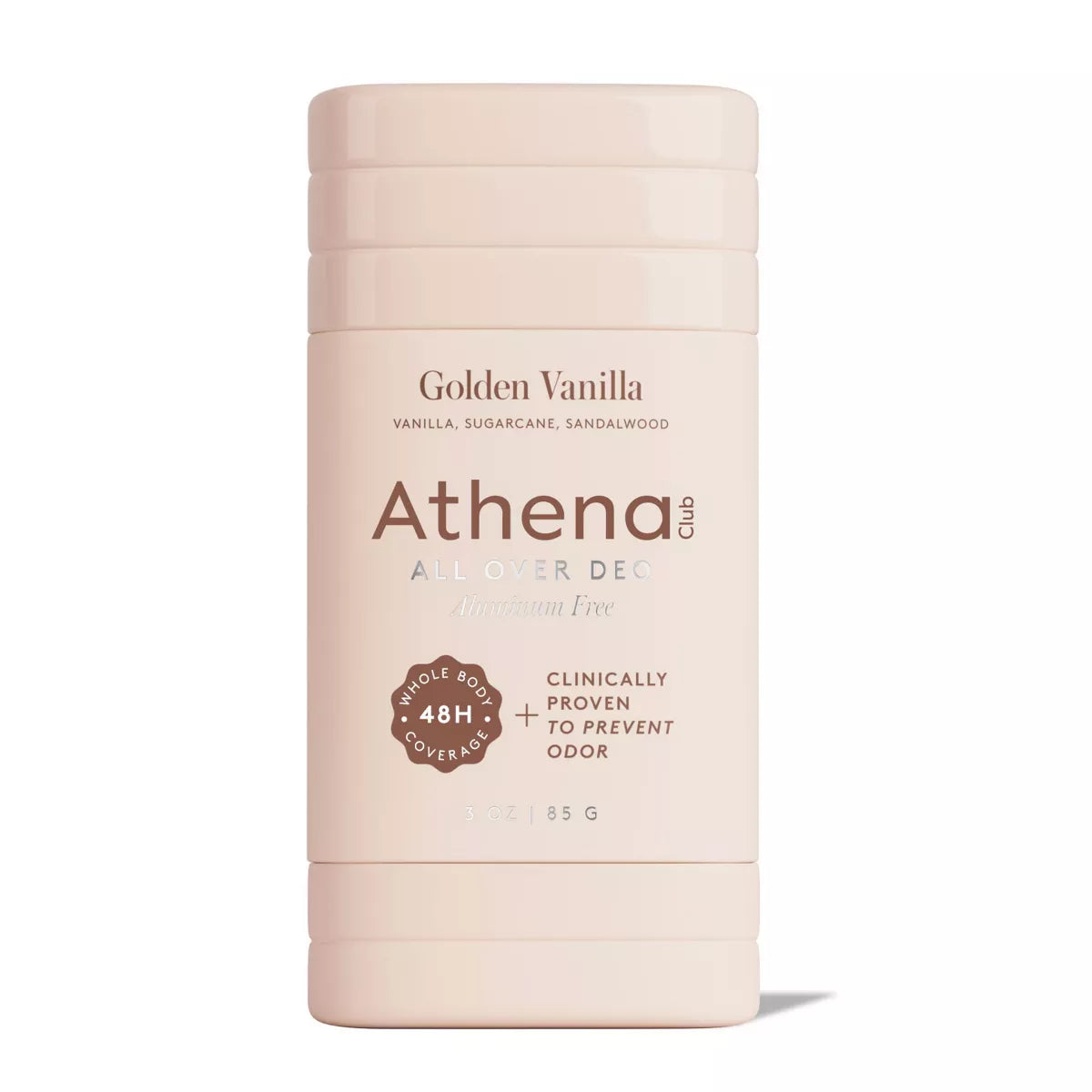 PREORDEN -Athena Club All Over Deodorant - Golden Vanilla - 3oz - 2 A 4 SEMANAS EN LLEGAR