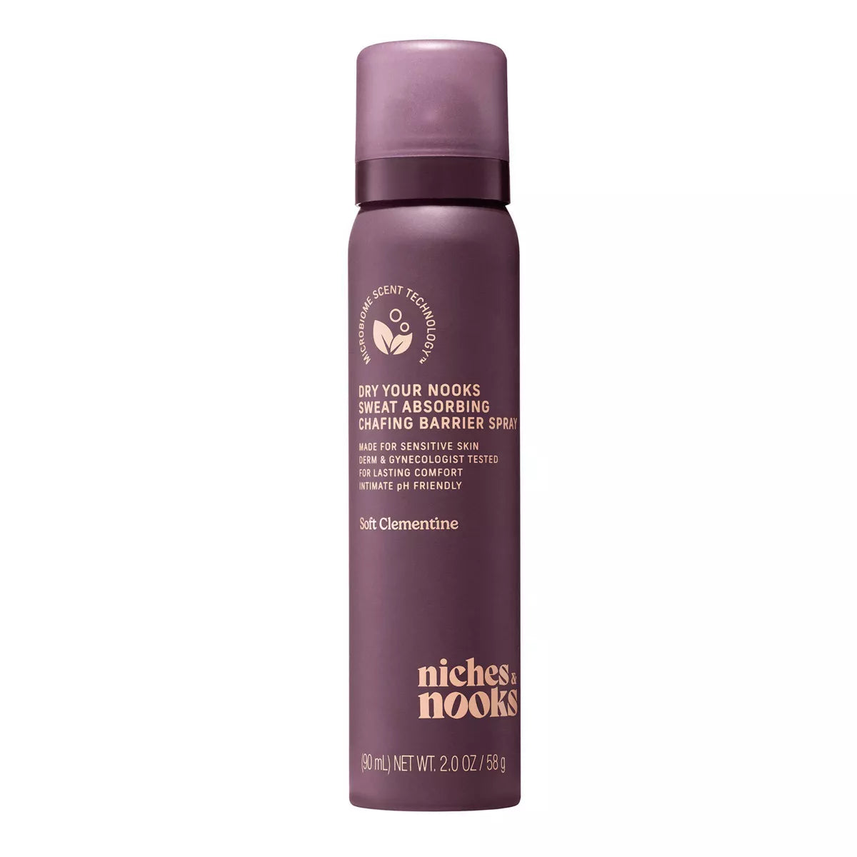 PREORDEN -Niches & Nooks, Dry Your Nooks Sweat Absorbing Chafing Barrier Spray - 2 A 4 SEMANAS EN LLEGAR