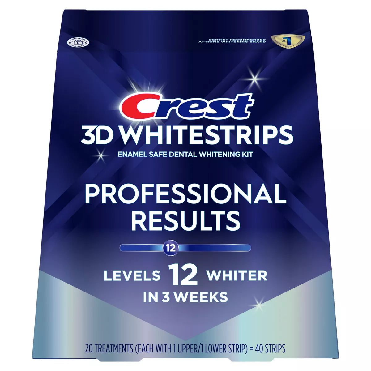 PREORDEN -Crest 3D Whitestrips Professional White Teeth Whitening Kit, 20 Treatments - 2 A 4 SEMANAS EN LLEGAR