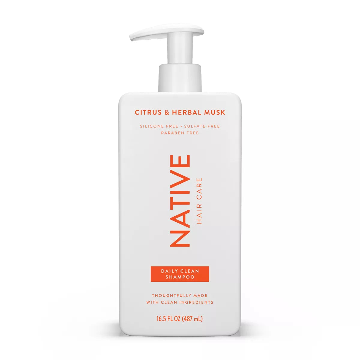 PREORDEN -Native Citrus & Herbal Musk Daily Shampoo for Men & Women - 16.5 fl oz- 2 A 4 SEMANAS EN LLEGAR
