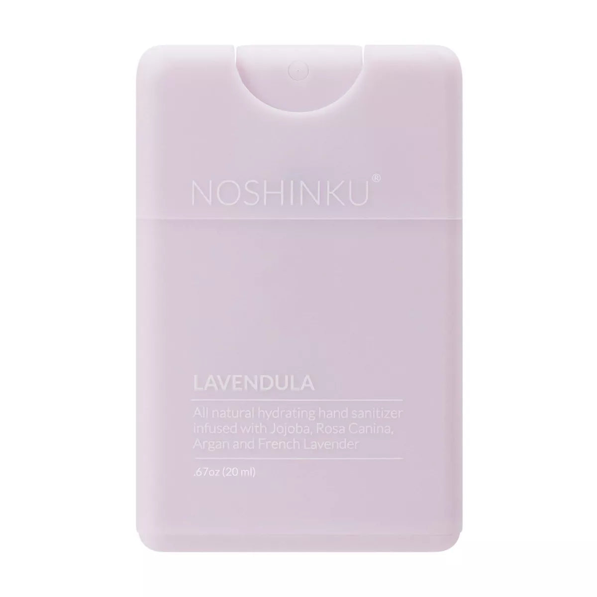 PREORDEN -NOSHINKU Refillable Lavendula Ultra Moisturizing Pocket Sanitizer - Trial Size - 20mL - 2 A 4 SEMANAS EN LLEGAR