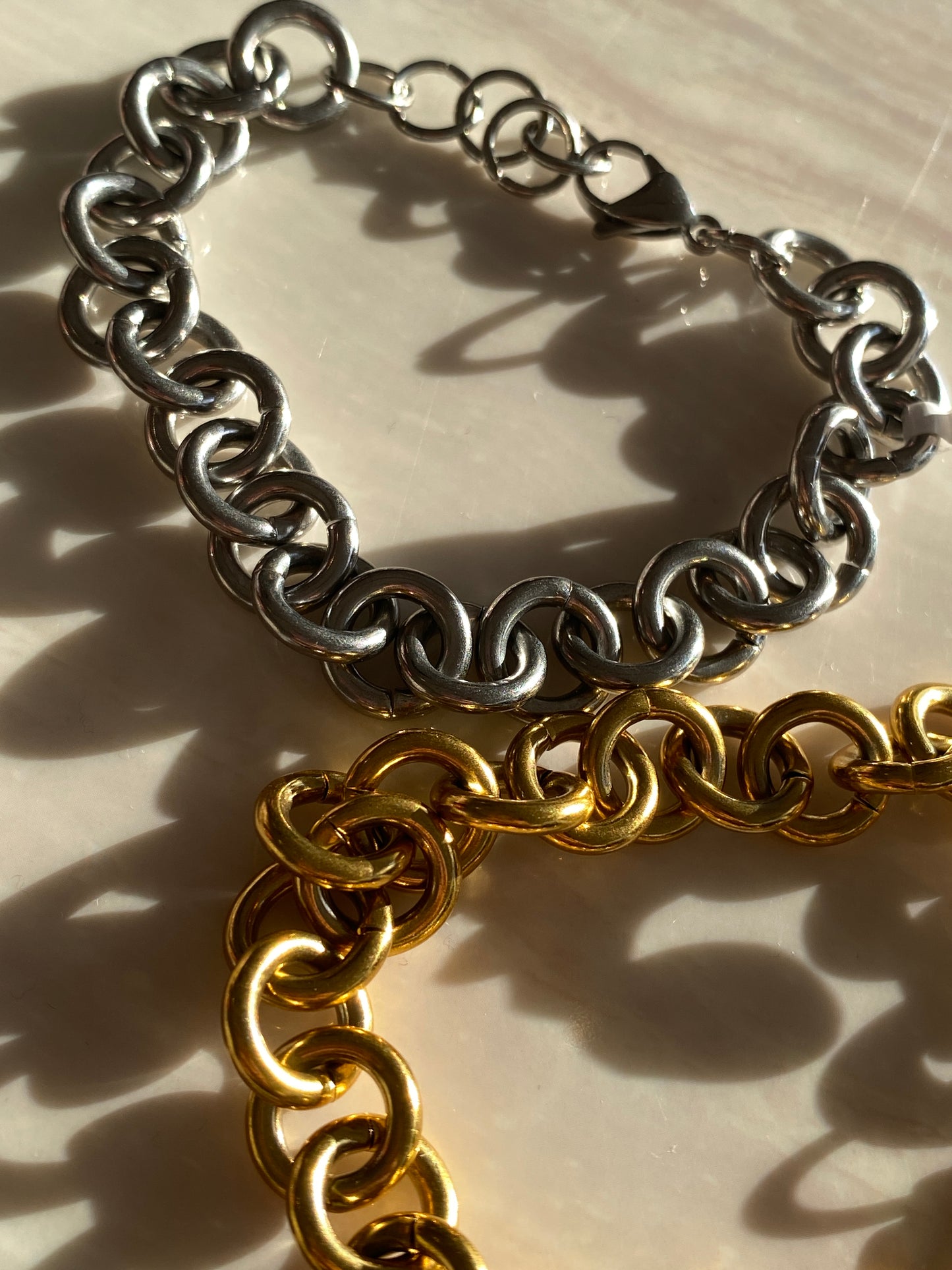 PULSERA PLATEADA ACERO INOXIDABLE