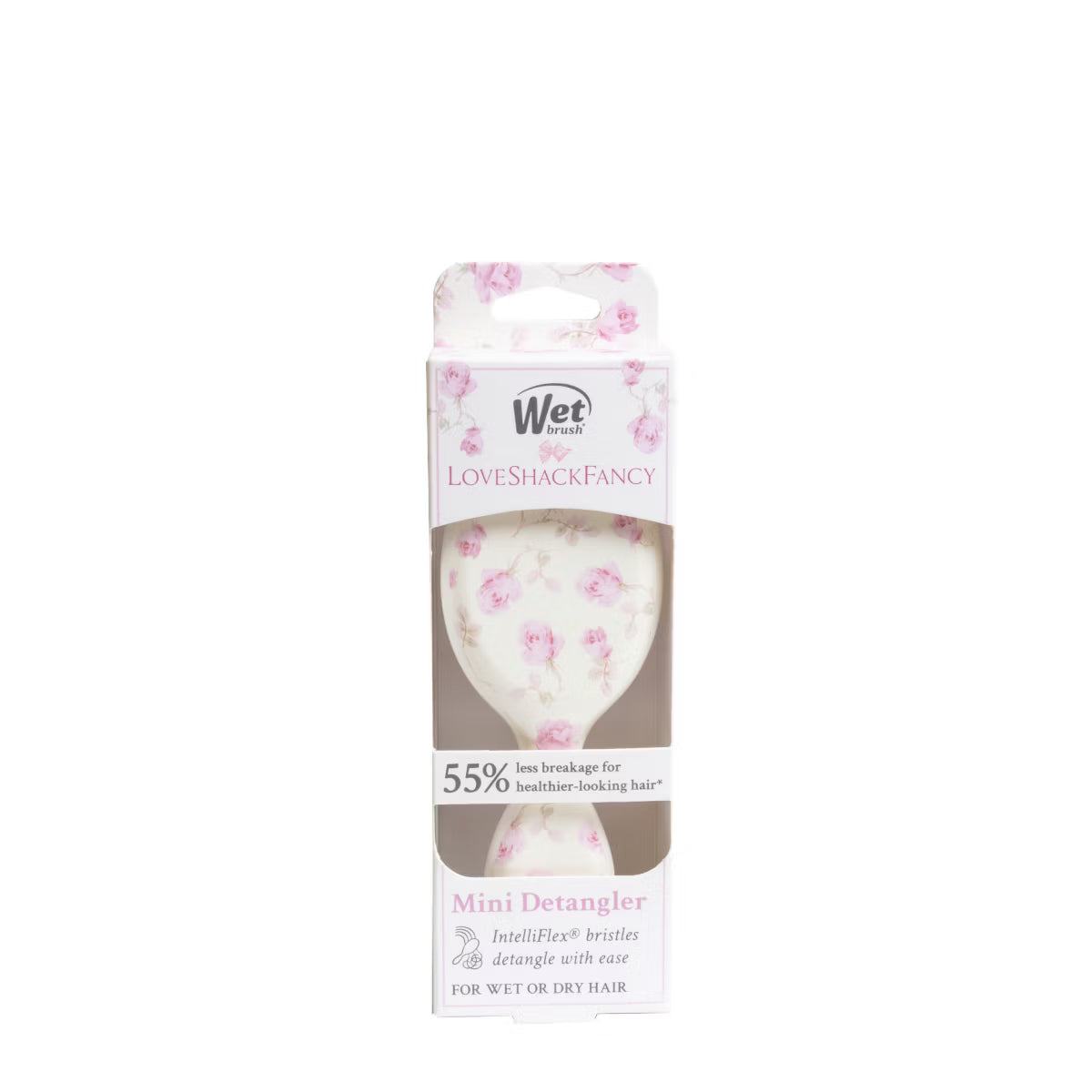 PREORDEN -LoveShackFancy x Target – WetBrush Ribbon Rosa Mini OG Detangler Brush Sterling Dusk- 2 A 4 SEMANAS EN LLEGAR