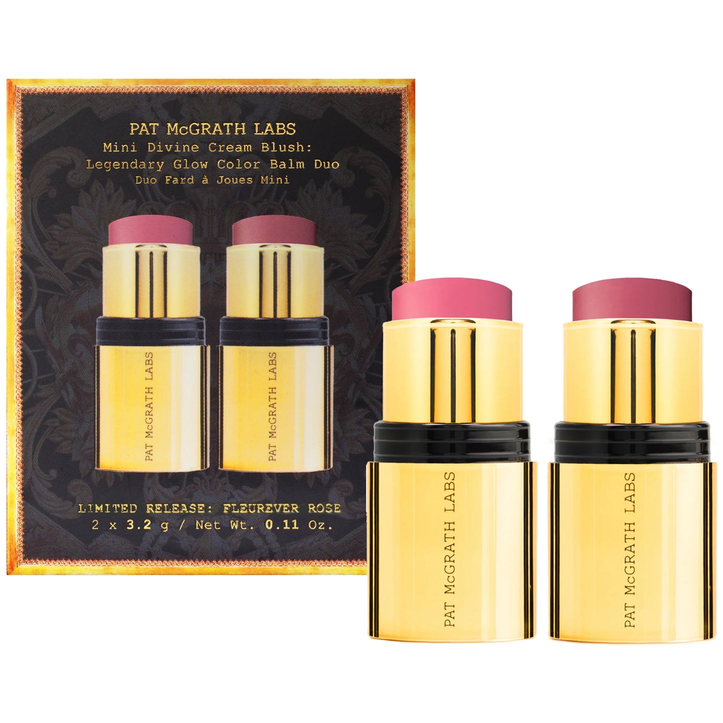 PREORDEN -Mini Divine Cream Blush: Legendary Glow Color Balm Duo | PAT MCGRATH - 2 A 4 SEMANAS EN LLEGAR