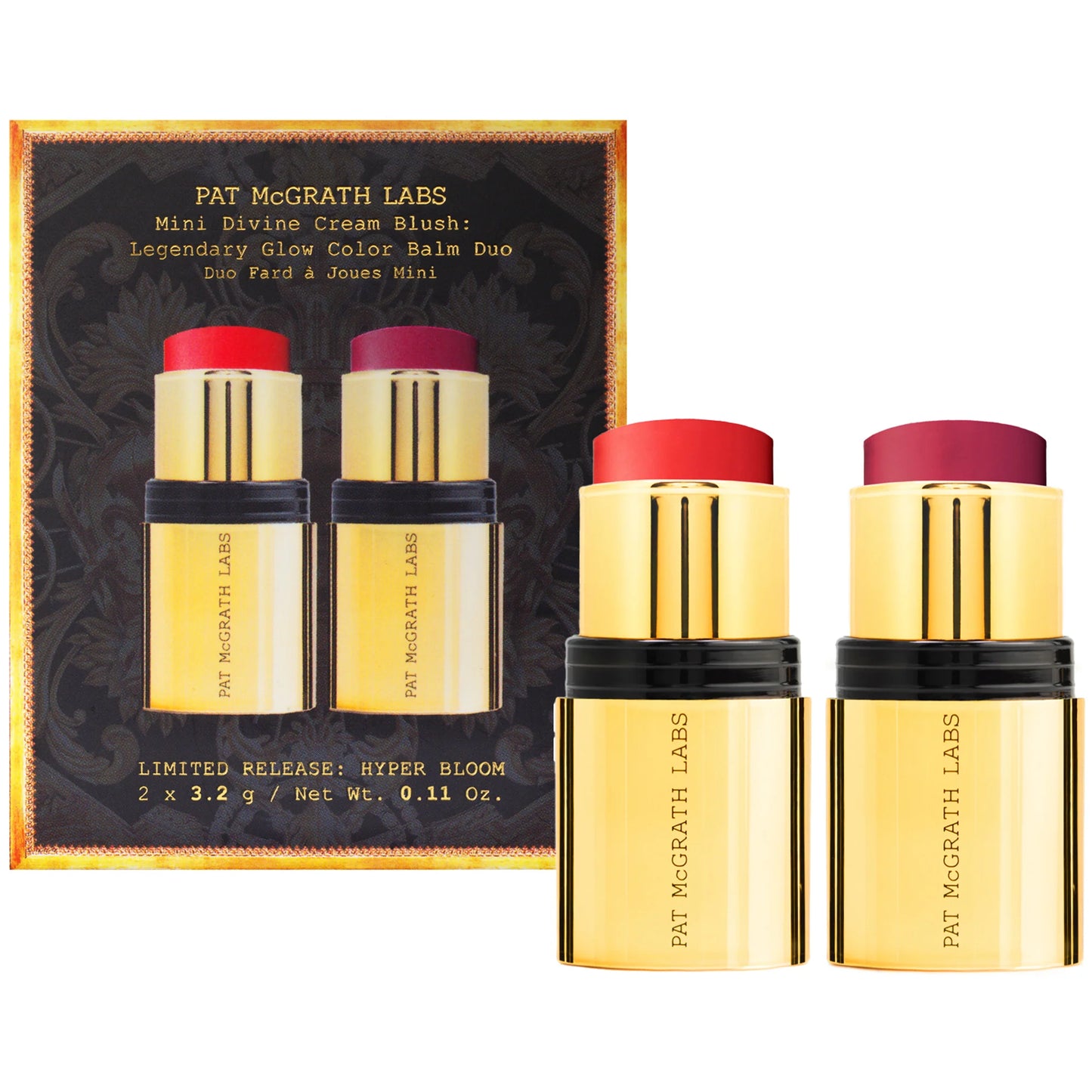 PREORDEN -Mini Divine Cream Blush: Legendary Glow Color Balm Duo | PAT MCGRATH - 2 A 4 SEMANAS EN LLEGAR