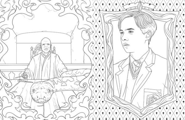 PRE-ORDEN- Harry Potter: Slytherin House Pride: The Official Coloring Book TARDA DE 2 A 5 SEMANAS EN LLEGAR