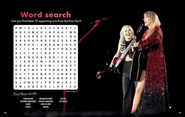 PRE-ORDEN- Taylor Swift Coloring & Activity Book: Tour Edition TARDA DE 2 A 5 SEMANAS EN LLEGAR