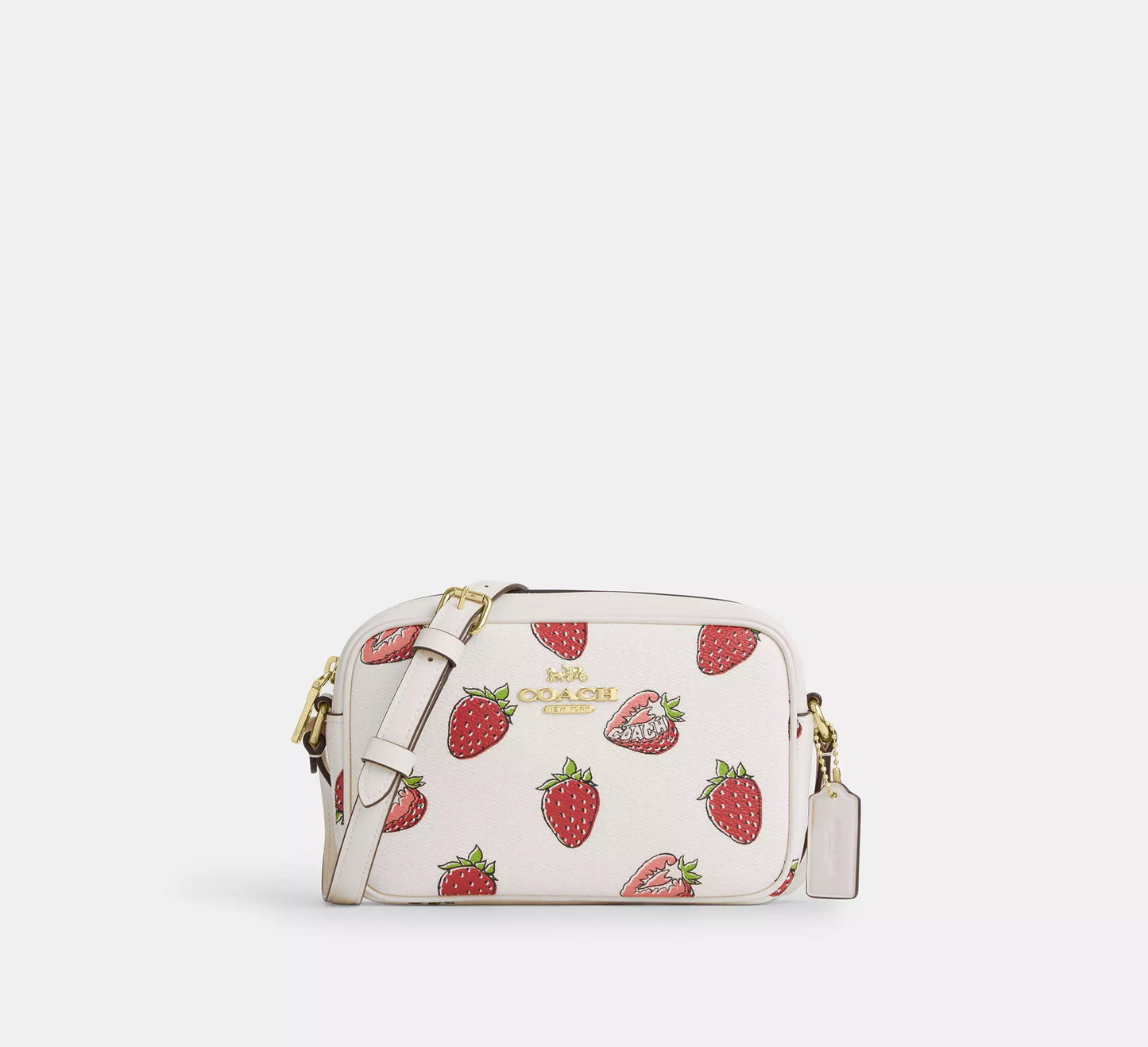 PREORDEN -Mini Jamie Camera Bag With Strawberry Print | COACH - 2 A 4 SEMANAS EN LLEGAR